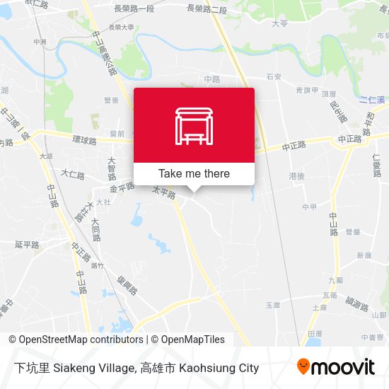下坑里 Siakeng Village map