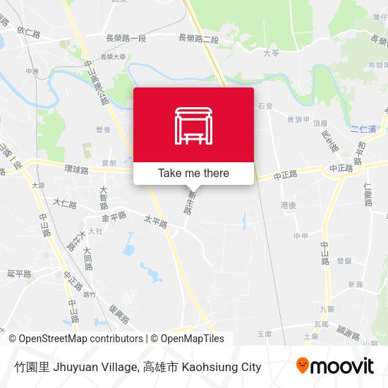 竹園里 Jhuyuan Village map