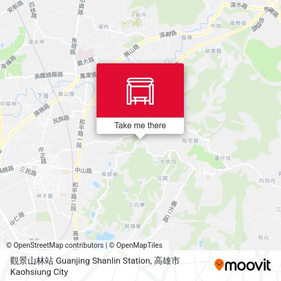 觀景山林站 Guanjing Shanlin Station地圖