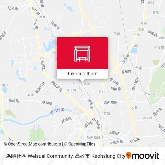 為隨社區 Weisuei Community map