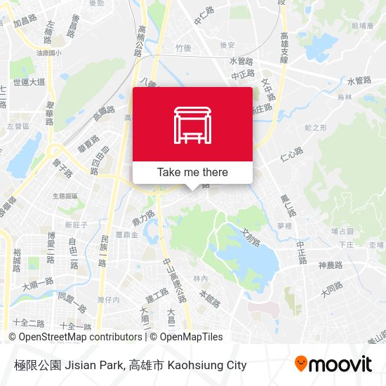 極限公園 Jisian Park map