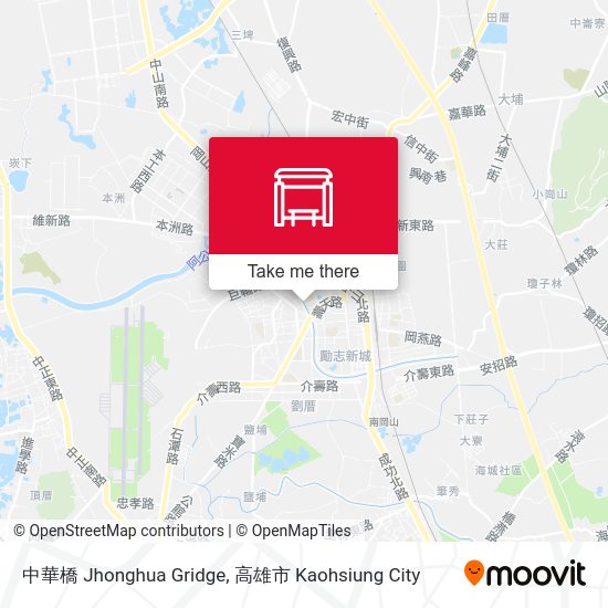 中華橋 Jhonghua Gridge map