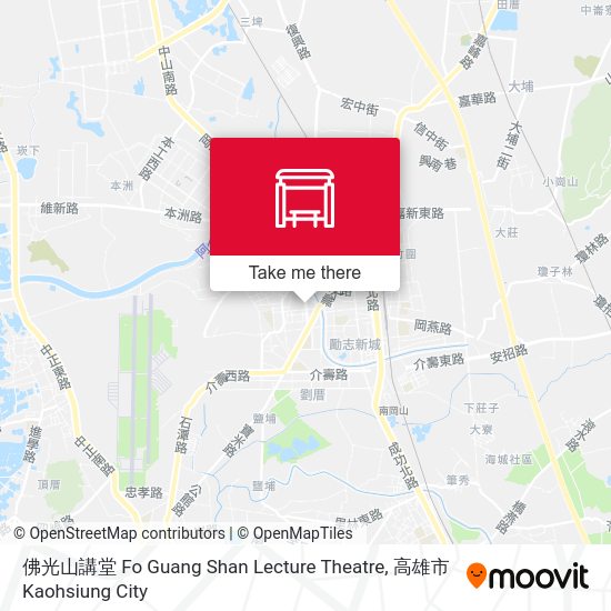 佛光山講堂 Fo Guang Shan Lecture Theatre地圖