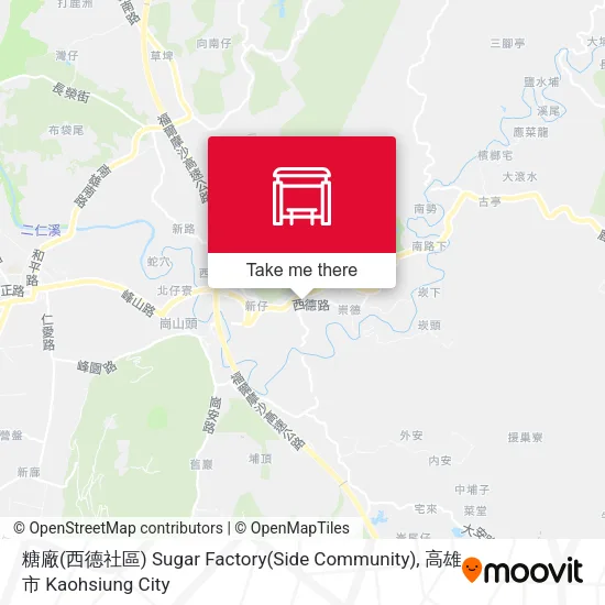 糖廠(西德社區) Sugar Factory(Side Community)地圖