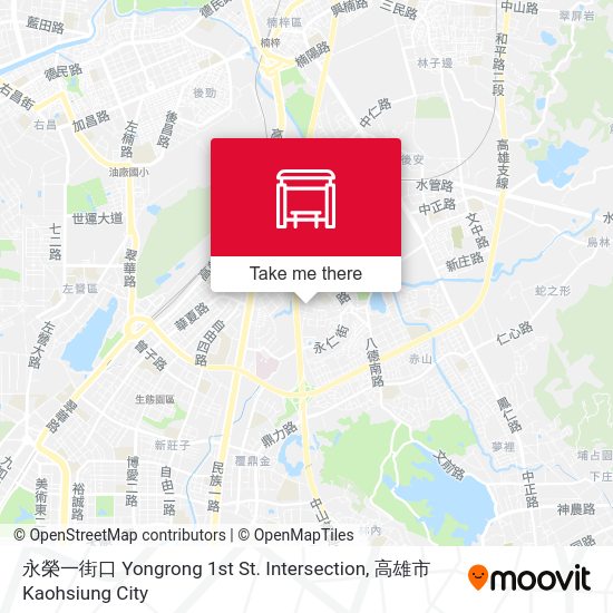 永榮一街口 Yongrong 1st St. Intersection地圖