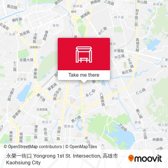永榮一街口 Yongrong 1st St. Intersection map