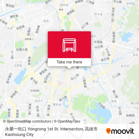 永榮一街口 Yongrong 1st St. Intersection地圖