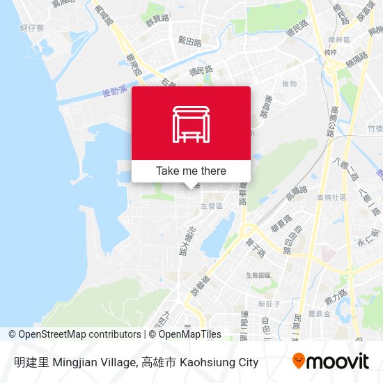 明建里 Mingjian Village map