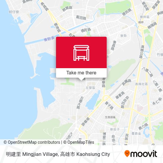 明建里 Mingjian Village map