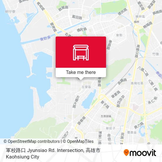 軍校路口 Jyunsiao Rd. Intersection地圖