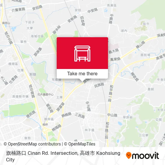 旗楠路口 Cinan Rd. Intersection map