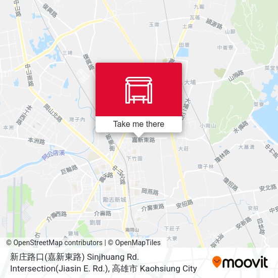新庄路口(嘉新東路) Sinjhuang Rd. Intersection(Jiasin E. Rd.) map