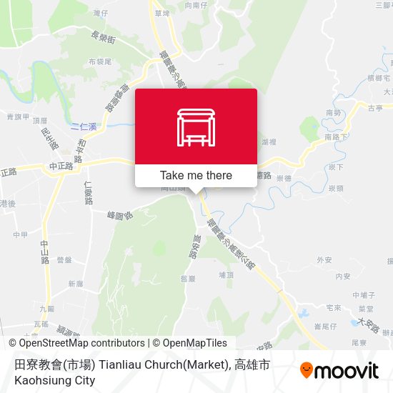 田寮教會(市場) Tianliau Church(Market)地圖