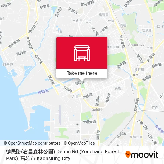 德民路(右昌森林公園) Demin Rd.(Youchang Forest Park) map