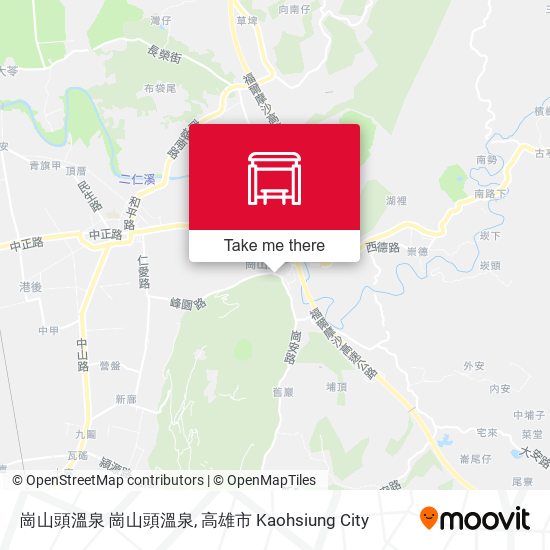 崗山頭溫泉 崗山頭溫泉 map