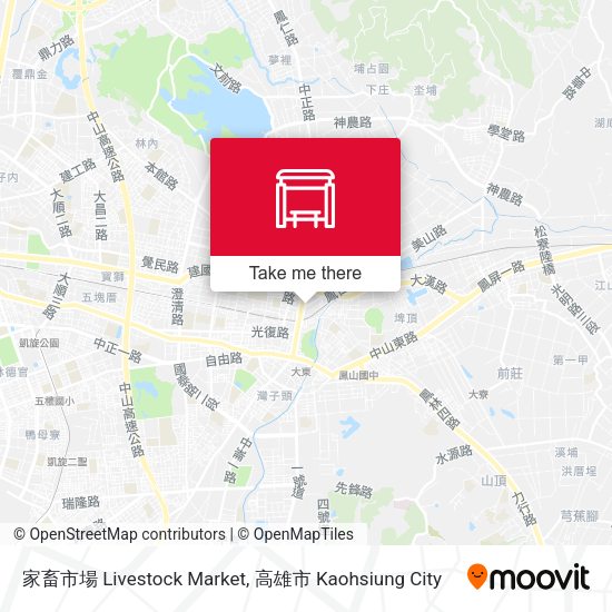 家畜市場 Livestock Market map