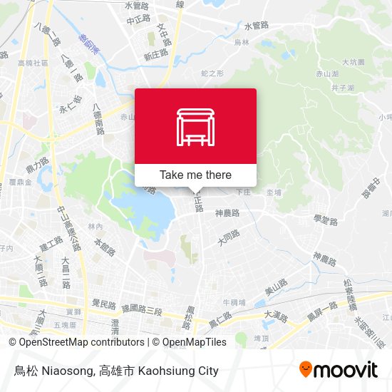 鳥松 Niaosong map