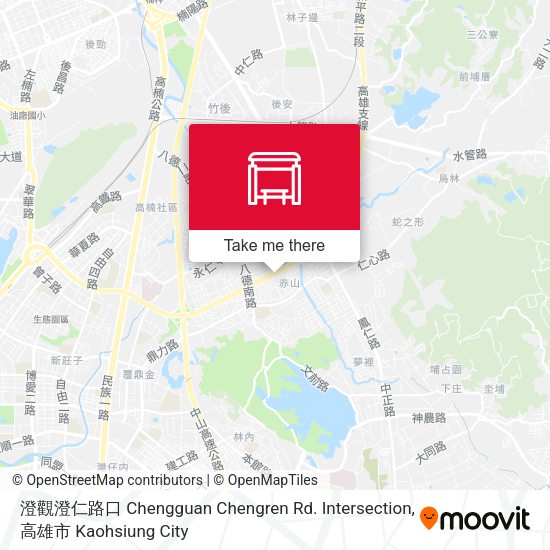 澄觀澄仁路口 Chengguan Chengren Rd. Intersection地圖