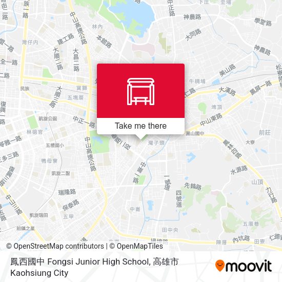 鳳西國中 Fongsi Junior High School map