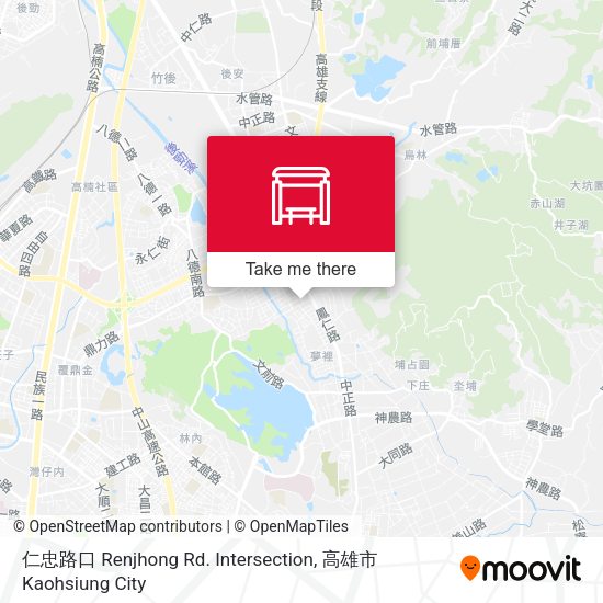 仁忠路口 Renjhong Rd. Intersection map