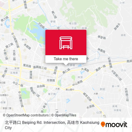 北平路口 Beiping Rd. Intersection map