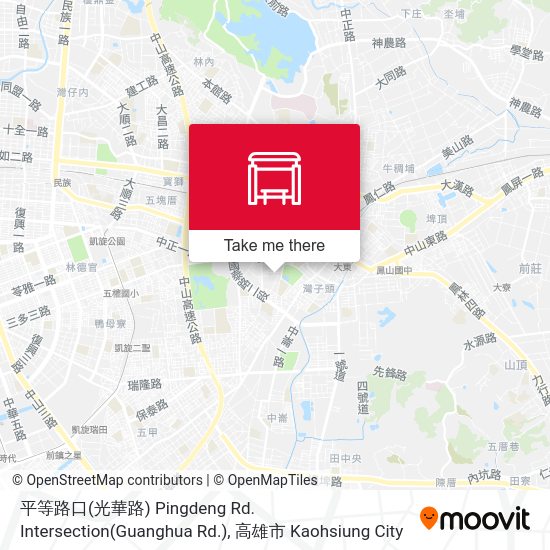 平等路口(光華路) Pingdeng Rd. Intersection(Guanghua Rd.) map