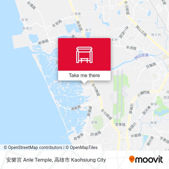 安樂宮 Anle Temple map
