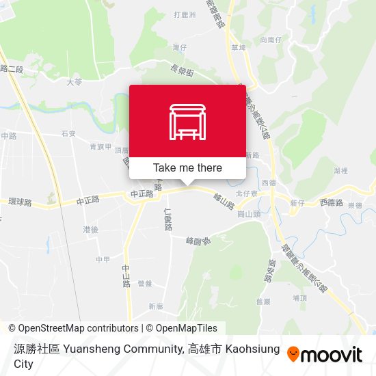 源勝社區 Yuansheng Community map