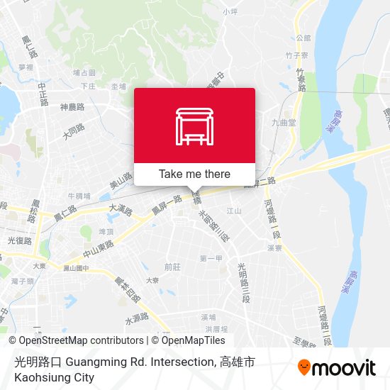 光明路口 Guangming Rd. Intersection map