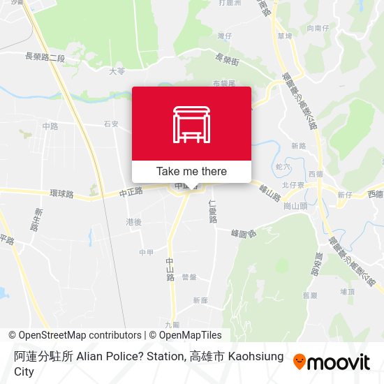 阿蓮分駐所 Alian Police? Station地圖