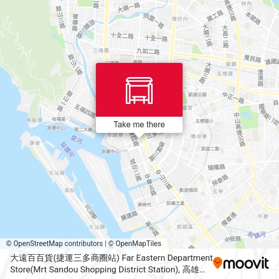 大遠百百貨(捷運三多商圈站) Far Eastern Department Store(Mrt Sandou Shopping District Station)地圖