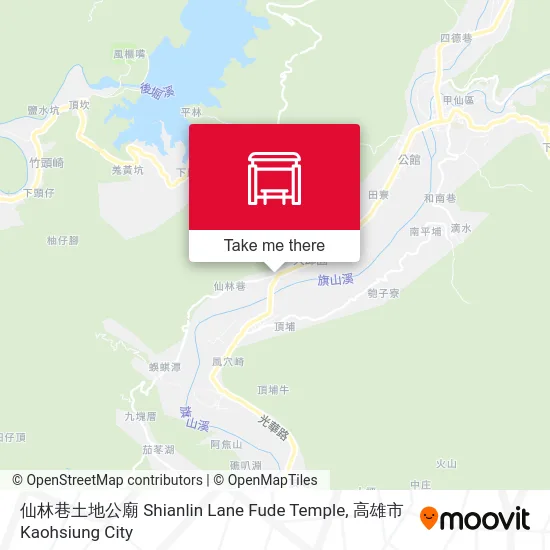 仙林巷土地公廟 Shianlin Lane Fude Temple map