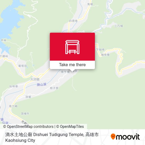 滴水土地公廟 Dishuei Tudigung Temple map
