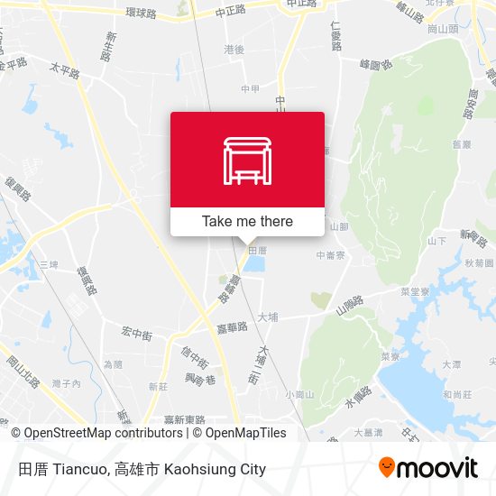 田厝 Tiancuo map