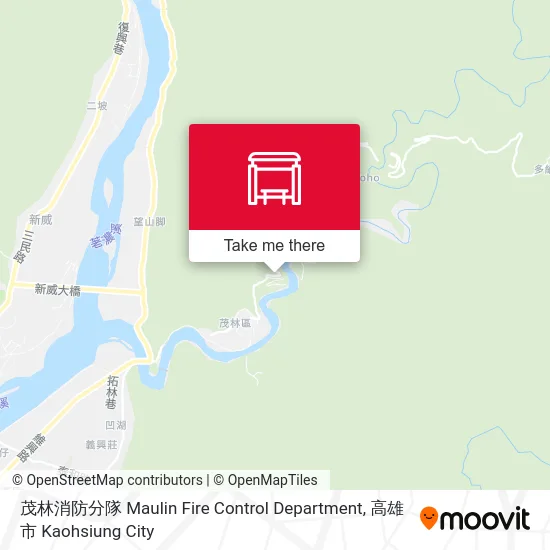 茂林消防分隊 Maulin Fire Control Department map