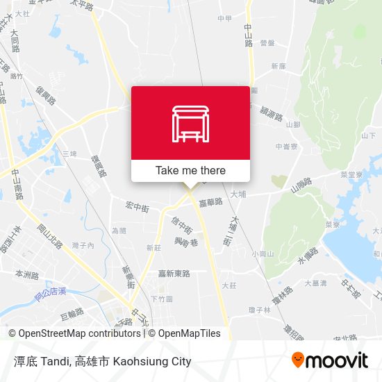 潭底 Tandi map