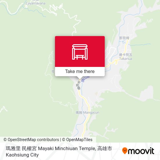 瑪雅里 民權宮 Mayaki Minchiuan Temple map