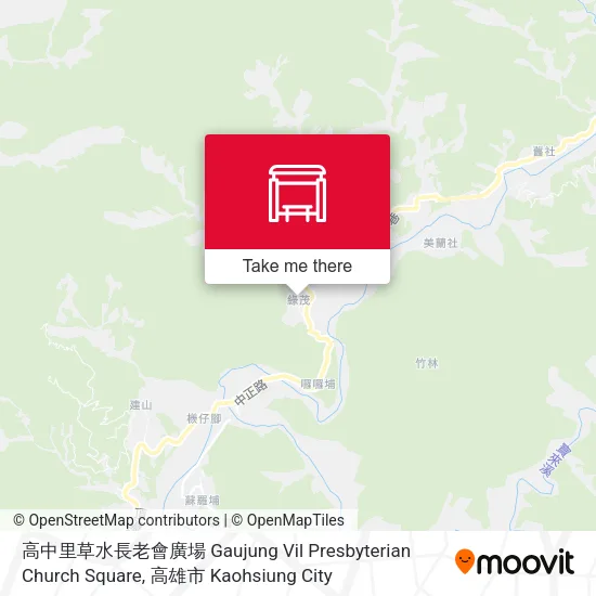 高中里草水長老會廣場 Gaujung Vil Presbyterian Church Square地圖
