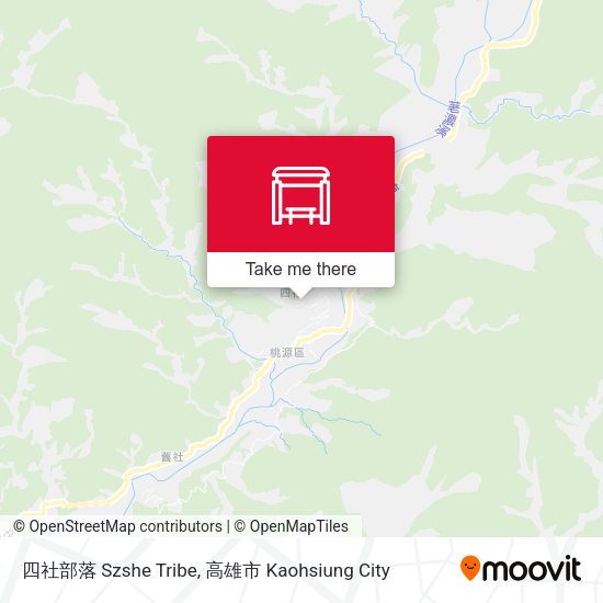四社部落 Szshe Tribe地圖
