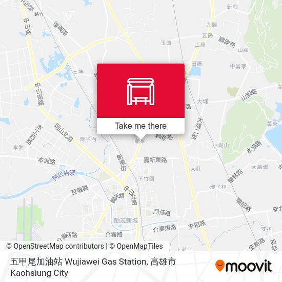 五甲尾加油站 Wujiawei Gas Station map