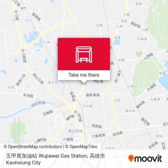 五甲尾加油站 Wujiawei Gas Station地圖