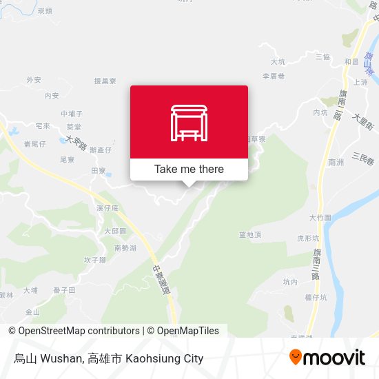 烏山 Wushan map