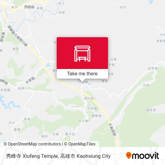 秀峰寺 Xiufeng Temple地圖