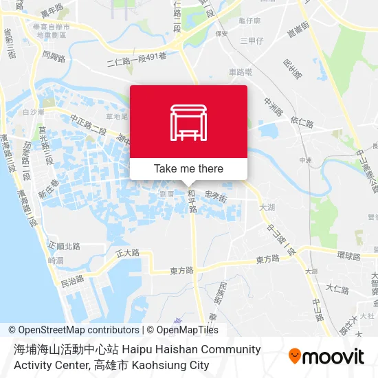 海埔海山活動中心站 Haipu Haishan Community Activity Center地圖
