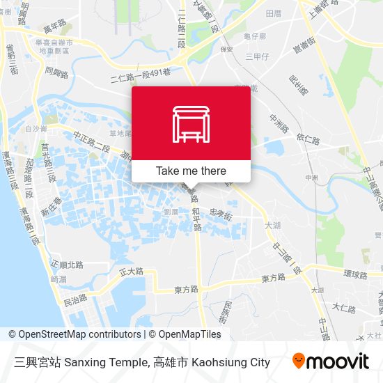 三興宮站 Sanxing Temple地圖