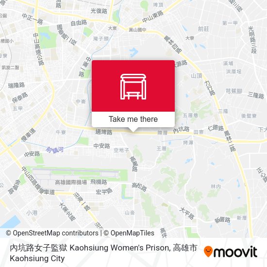 內坑路女子監獄 Kaohsiung Women's Prison map