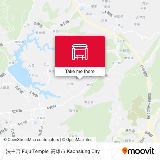 法主宮 Fuju Temple map