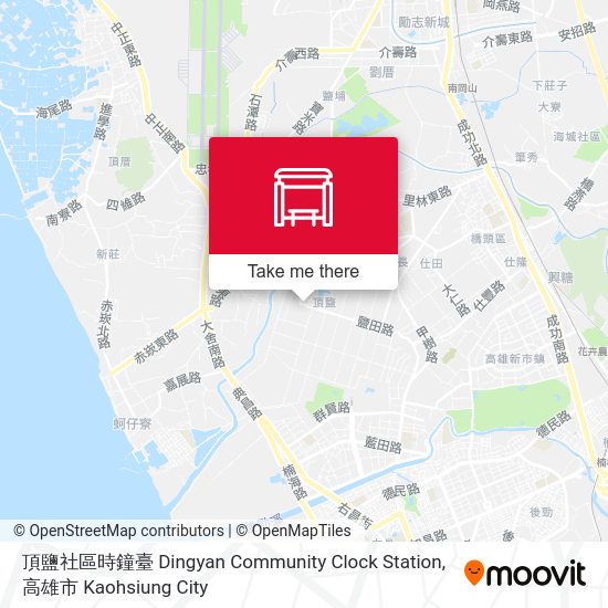頂鹽社區時鐘臺 Dingyan Community Clock Station地圖