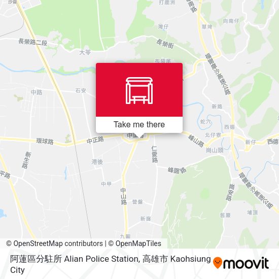 阿蓮區分駐所 Alian Police Station地圖
