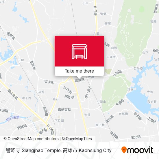 響昭寺 Siangjhao Temple map